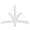 Ekena Millwork Davenport Architectural Grade PVC Gable Bracket, 60"W x 40"H x 4"D x 4"F, 16/12 Pitch GBP060X40X0404DAV00 - alternate 3